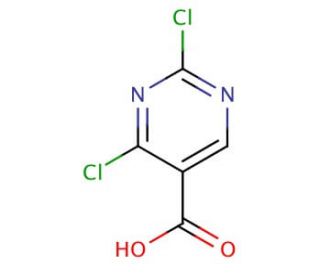 2,4-dichloropyrimidine-5-carboxylic acid (CAS 37131-89-8) - chemical structure image