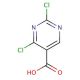 2,4-dichloropyrimidine-5-carboxylic acid (CAS 37131-89-8) - chemical structure image