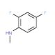 2,4-Difluoro-N-methylaniline (CAS 138564-16-6) - chemical structure image
