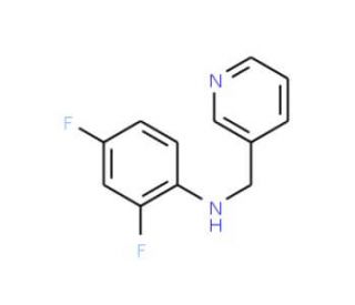 2,4-difluoro-N-(pyridin-3-ylmethyl)aniline - chemical structure image