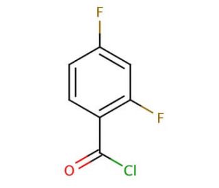2,4-Difluorobenzoyl chloride (CAS 72482-64-5) - chemical structure image