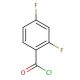 2,4-Difluorobenzoyl chloride (CAS 72482-64-5) - chemical structure image