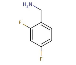 2,4-Difluorobenzylamine (CAS 72235-52-0) - chemical structure image