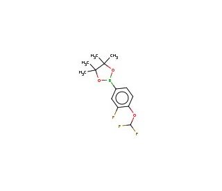 [4-(Difluoromethoxy)-3-fluorophenyl]boronic acid, pinacol ester (CAS 1162262-35-2) - chemical structure image