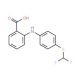 2-(4-Difluoromethylsulfanyl-phenylamino)-benzoic acid (CAS 51679-50-6) - chemical structure image