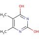2,4-Dihydroxy-5,6-dimethylpyrimidine (CAS 26305-13-5) - chemical structure image