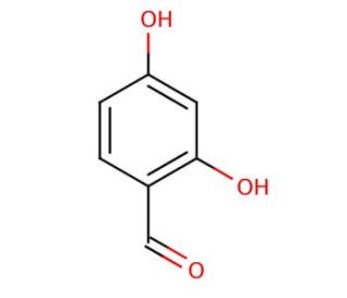 2,4-Dihydroxybenzaldehyde (CAS 95-01-2) - chemical structure image