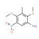 2,4-Dimethoxy-3-methyl-5-nitroaniline - chemical structure image