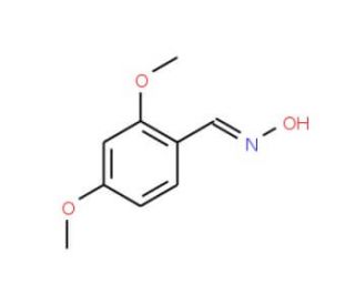 2,4-Dimethoxybenzaldoxime (CAS 31874-34-7) - chemical structure image
