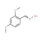 2,4-Dimethoxybenzaldoxime (CAS 31874-34-7) - chemical structure image