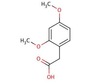 2,4-Dimethoxybenzeneacetic Acid (CAS 6496-89-5) - chemical structure image