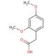 2,4-Dimethoxybenzeneacetic Acid (CAS 6496-89-5) - chemical structure image