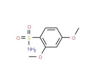 2,4-Dimethoxybenzenesulfonamide (CAS 51770-71-9) - chemical structure image