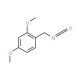 2,4-Dimethoxybenzyl isocyanate (CAS 93489-13-5) - chemical structure image