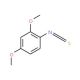 2,4-Dimethoxyphenyl isothiocyanate (CAS 33904-03-9) - chemical structure image