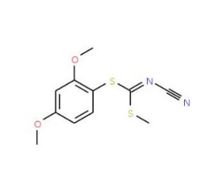 (2,4-Dimethoxyphenyl)methyl-cyanocarbonimidodithioate - chemical structure image