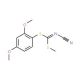 (2,4-Dimethoxyphenyl)methyl-cyanocarbonimidodithioate - chemical structure image