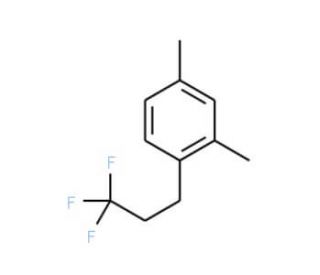 2,4-Dimethyl-1-(3,3,3-trifluoropropyl)benzene - chemical structure image