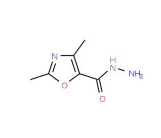 2,4-dimethyl-1,3-oxazole-5-carbohydrazide (CAS 89598-65-2) - chemical structure image