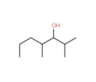 2,4-Dimethyl-3-heptanol, erythro + threo (CAS 19549-72-5) - chemical structure image