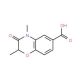 2,4-Dimethyl-3-oxo-3,4-dihydro-2H-1,4-benzoxazine-6-carboxylic acid - chemical structure image