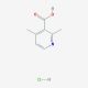 2,4-Dimethyl-3-pyridinecarboxylic acid hydrochloride (CAS 133897-06-0) - chemical structure image