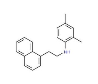 2,4-Dimethyl-N-[2-(1-naphthyl)ethyl]aniline - chemical structure image