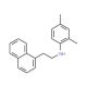 2,4-Dimethyl-N-[2-(1-naphthyl)ethyl]aniline - chemical structure image