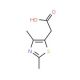 (2,4-Dimethyl-thiazol-5-yl)-acetic acid (CAS 34272-65-6) - chemical structure image