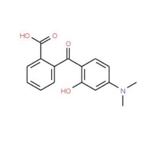 2-(4-Dimethylamino-2-hydroxy-benzoyl)-benzoic acid (CAS 24460-11-5) - chemical structure image