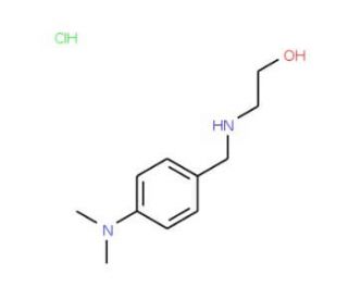 2-(4-Dimethylamino-benzylamino)-ethanolhydrochloride - chemical structure image