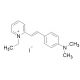 2-[4-(Dimethylamino)styryl]-1-ethylpyridinium iodide (CAS 3785-01-1) - chemical structure image