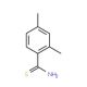 2,4-dimethylbenzenecarbothioamide (CAS 57182-70-4) - chemical structure image