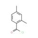 2,4-Dimethylbenzoyl chloride (CAS 21900-42-5) - chemical structure image