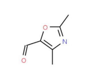 2,4-Dimethyloxazole-5-carbaldehyde (CAS 69062-86-8) - chemical structure image