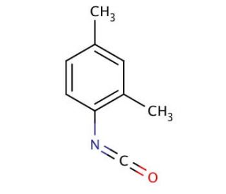 2,4-Dimethylphenyl isocyanate (CAS 51163-29-2) - chemical structure image