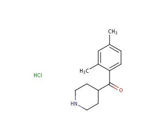 (2,4-dimethylphenyl)(piperidin-4-yl)methanone hydrochloride - chemical structure image