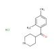(2,4-dimethylphenyl)(piperidin-4-yl)methanone hydrochloride - chemical structure image