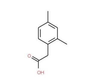 2,4-Dimethylphenylacetic acid (CAS 6331-04-0) - chemical structure image