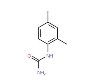 2,4-Dimethylphenylurea (CAS 2990-02-5) - chemical structure image