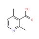 2,4-Dimethylpyridine-3-carboxylic acid (CAS 55314-30-2) - chemical structure image