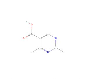 2,4-dimethylpyrimidine-5-carboxylic acid (CAS 74356-36-8) - chemical structure image