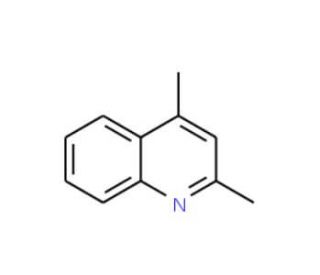 2,4-Dimethylquinoline (CAS 1198-37-4) - chemical structure image