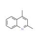 2,4-Dimethylquinoline (CAS 1198-37-4) - chemical structure image
