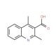 2,4-dimethylquinoline-3-carboxylic acid (CAS 104785-55-9) - chemical structure image