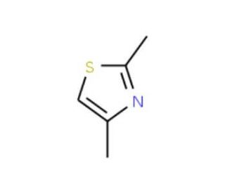2,4-Dimethylthiazole (CAS 541-58-2) - chemical structure image