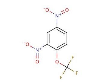 2,4-Dinitro-1-(trifluoromethoxy)benzene (CAS 655-07-2) - chemical structure image