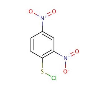 2,4-Dinitrobenzenesulfenyl chloride (CAS 528-76-7) - chemical structure image