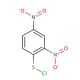2,4-Dinitrobenzenesulfenyl chloride (CAS 528-76-7) - chemical structure image