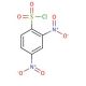 2,4-Dinitrobenzenesulfonyl chloride (CAS 1656-44-6) - chemical structure image